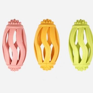 강아지 간식 놀이 럭비 공형 장난감 반려견 분배기 동물 도구