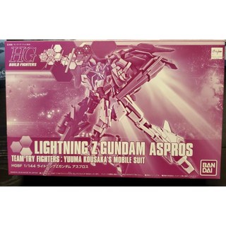 日玩屋 HGBF 1/144 鋼彈創鬥者TRY LIGHTNING Z ASPROS 白色電光 閃光Z PB HG, 1個