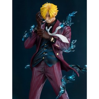 원피스 밀짚모자 해적단 요리사 빈스모크 상디 슈트 전투장면 스탠딩 피규어 25.5cm, 1개, 1개