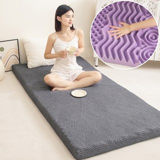 QICCO 7존 매트리스 사계절 접이식매트리스, 그레이, 5cm