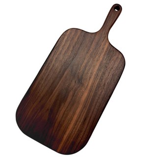木質砧板 帶手柄, 胡桃木 B款, 1個