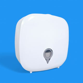 무타공설치 자석오픈형 점보롤 화장지 디스펜서 보급형 한박스, 10개, 무타공실속형