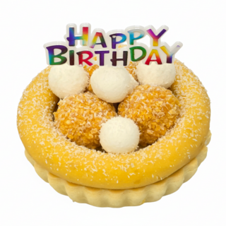 독특 수제간식 강아지케이크 치킨치즈볼 타르트 케이크 사이즈선택 대/소 (해피벌스데이픽포함), 소, 1박스, 150g