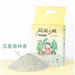 Otis 木薯混砂 超凝小姐 益生菌除臭豆腐砂 7L 條形米粒 貓砂, 1個, 0碎塊超凝結混合砂-忘憂森林香2.4kg