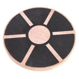 木質平衡健身感統方形康復訓練核心防滑成人訓練器踏板瑜伽, 1個, 木質平衡健身感統方形康復訓練覈心防滑成人訓練器踏板瑜伽