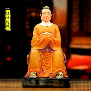 台灣熱銷 爆款 路神 河神 橋神 路頭神 五路神出入平安家用客廳風水擺件樹脂佛像 家用 佛堂 佛像擺件 神明擺件, 12寸30厘米高