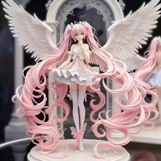 初音未來手辦模型只發圖中九款動漫潮玩擺件生日禮物, 1個, 辦-彩盒裝【初音手辦保底號20釐米以上】