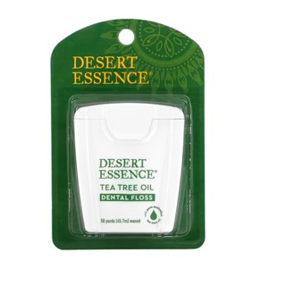 Desert Essence 茶樹油漱口水 - Dr.Grace 推薦, 1個, 茶樹油牙線