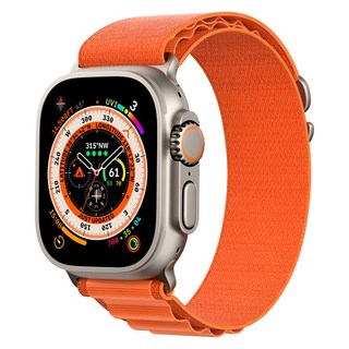 iamdue Apple Watch 相容高山錶環錶帶, 橘色