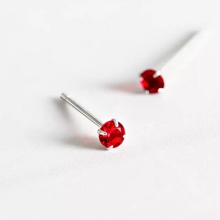 S925純銀耳針 mini迷你小巧耳環 M12 彩鑽水鑽耳針 養耳 日韓流行時尚 耳飾