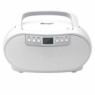 Dennys USB CD MP3 FM 手提音響 MCD-315 台灣現貨, 白色