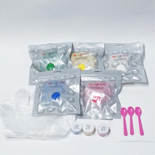 초등 5학년 열변색 색깔 점토 만들기용 과학키트 5인용 융합사고 기초과학 교육키트