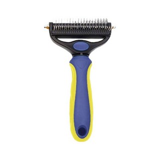 메일켓 반려동물 2in1 촘촘한 빗살 뭉친털 제거 브러쉬, 소형, 1개