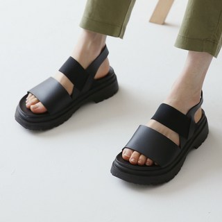 리디렉션 남성 6cm 키높이 스판 밴드 스트랩 스포츠 캐주얼 남성 샌들