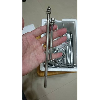 台北出貨 訂製款6mm柄 砂紙夾 不銹鋼棒 桌椅 弧度 木洞 原木 肖楠 牛樟 檜木 砂紙 砂布 八角砂紙 漂流木 奇木, 1個, 20公分