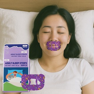 편안숨 편안한 수면 입벌림 방지 테이프, 1박스