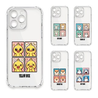 24H快速出貨 TRON 三星 A52/52s 四格表情包 四角防摔 軟殼 手機殼