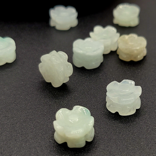 다온비즈 천연석 옥 꽃 비취 팔찌 만들기 DIY 재료