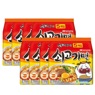 삼양 쇠고기면 40입 1박스 (5입 x 8개) /멀티팩, 40개