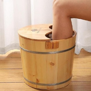 우드 족욕기 가정용 족욕통 발찜질 나무 욕조 마사지 휴식, A. 30cm 양동이