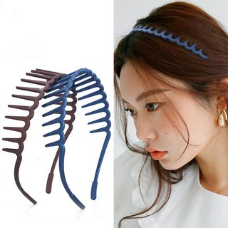 톡톡창고 롱 빗 헤어밴드 여성 머리띠 헤어 플라스틱 귀안아픈 얇은 여성 밴드 여성
