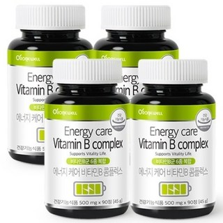 ROnIEWELL 維他命B群補充錠, 4罐, 90錠