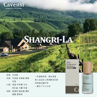 Cavensi香水 奇華頓香料全系列20款台灣原創CITY MEMORY高級香氛20ml B4, 1個, 【花香調】香格里拉20ml（中性18）