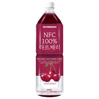 참앤들황토농원 NFC 착즙 타트체리주스, 1L, 1개
