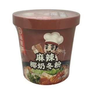 海底撈 麻辣椰奶冬粉 Q彈爽滑 濃郁湯頭 獨立包裝 方便快速, 1個, 141g