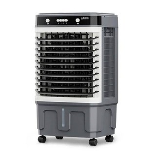 可移動式水冷風扇，冷風扇，製冷機，空調扇，附贈4個冰晶, 20L高0.8米家用遙控款(非商用）, 移動冷風機