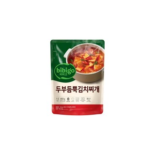 비비고 두부듬뿍 김치찌개, 460g, 1개