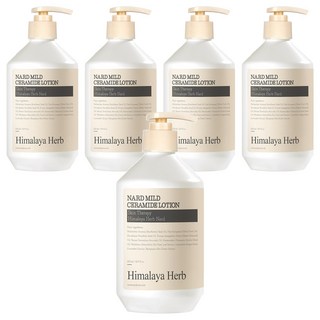 NARD 溫和神經酰胺身體乳 EWG成分 弱酸性 緊緻肌膚保濕屏障 深層保濕感, 500ml, 5瓶