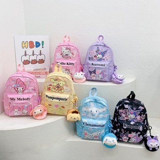 庫洛米兒童書包 卡通可愛幼兒園女童背包 輕便出游旅游小學生雙肩包