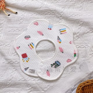 針織棉防水圍兜 寶寶/嬰兒食事巾/口水巾, 1個, 9.愛心