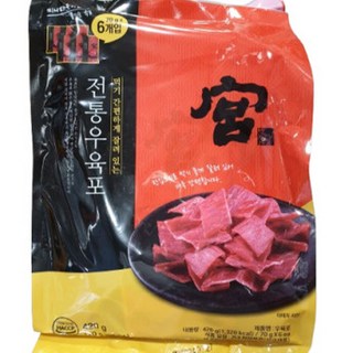 궁 쇠고기육포 70g X 6팩(420g), 420g, 2개