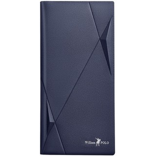 Williampolo 英皇保羅 長款錢包 大容量拉鍊多卡位防盜刷頭層牛皮長錢夾 钱包男 長款皮包 皮夾男用【奧特萊斯】