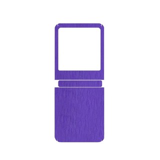 모토로라 레이저 울트라 백 힌지 데칼 무광 필름 모토 스킨용 금속 브러시 그레인 폰 스티커, 1개, 11. 보라색 / B. Razr 40 Ultra