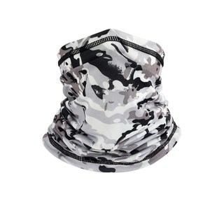 魔術頭巾 防曬面罩 圍脖 防風 冰絲 牛奶巾 涼感 百變 超彈性 自行車 蒙面, 1個, 海洋咖啡, 海洋咖啡