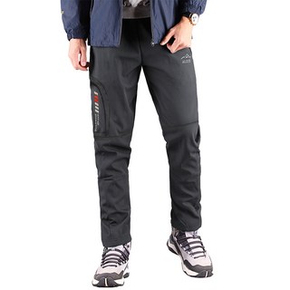 YT SHOP 平口機能長褲 防水防風軟殼布 內刷絨保暖 兩色