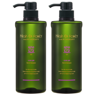 하이앙포레 시크릿 샴푸, 600ml, 2개