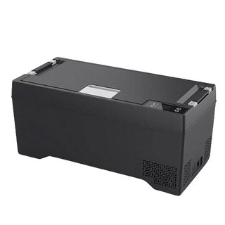 車載可嵌入式冰箱 -2°C低電壓保護 壓縮機製冷 40L超大容量, 特斯拉冰箱modelX黑色