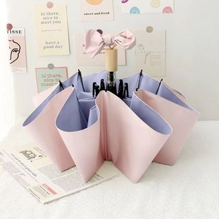 太陽傘防曬防紫外線晴雨兩用女摺疊雨傘ins風簡約彩膠冰淇淋雨傘