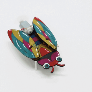 SA DIY 매미 진동로봇 (방향조절 다리)(1인용 포장) 과학교구 과학키트 방과후수업 초등과학