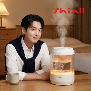 [2026년 NEW] 신일 분리형 세척편한 가열식가습기 신생아 대용량 저소음, 화이트, 2026 신일 분리형가습기