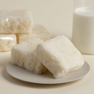 총각쓰떡 맛있는 간식 우유설기 20개, 50g