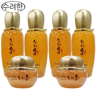 수려한 화윤 기초 3종(스킨+에멀젼+크림) /2개, 2세트