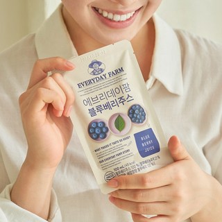[입점 기념 할인] 에브리데이팜 블루베리주스, 20개, 100ml