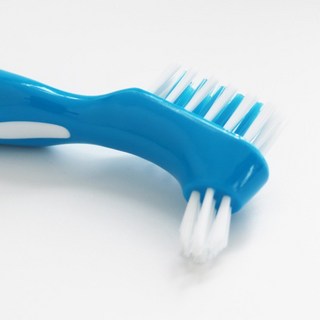 1pcs 틀니 청소 브러시 ​​전용 가짜 치아