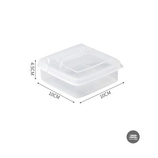 【麥焙】保鮮分裝盒 掀蓋式冰箱收納起司奶油盒, 1個, 保鮮分裝盒