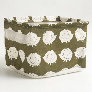 보관 패브릭 접이식 바구니 면화와 대마 데스크탑 상자 작은 신선한 방수, style11, 1개